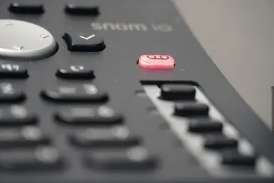 A close up of a mobile handset device